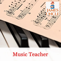 Music teacher Mrs. Kakoli Bakshi Acharyya in Barisha